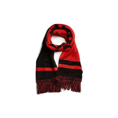 CONQUER SCARF (RED/BLACK)