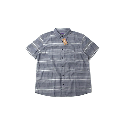 RUGBY DOBBY S/S SHIRTS (CLASSIC NAVY)