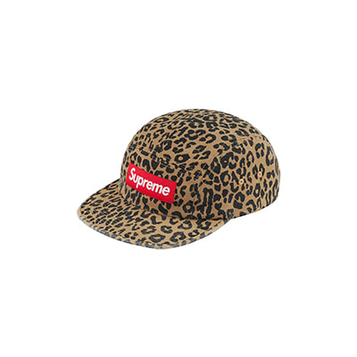 WASHED CHINO TWILL CAMP CAP (LEOPARD)