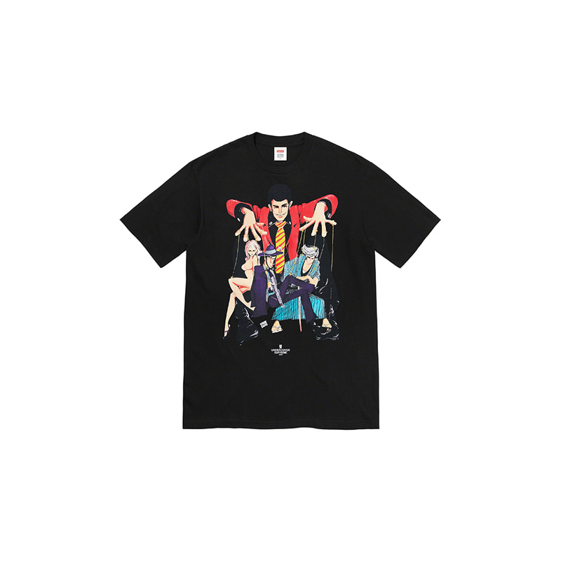 SUPREME X UNDERCOVER LUPIN TEE (BLACK)