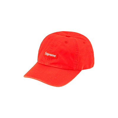 SMALL BOX COATED LINEN 6 PANEL (RED)